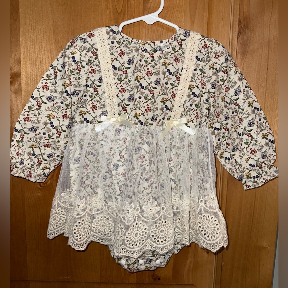 Boutique bubble romper size 12-18 months